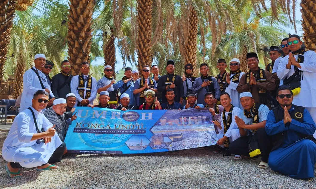 Jemaah umrah kerja sama UNIFIL Garuda